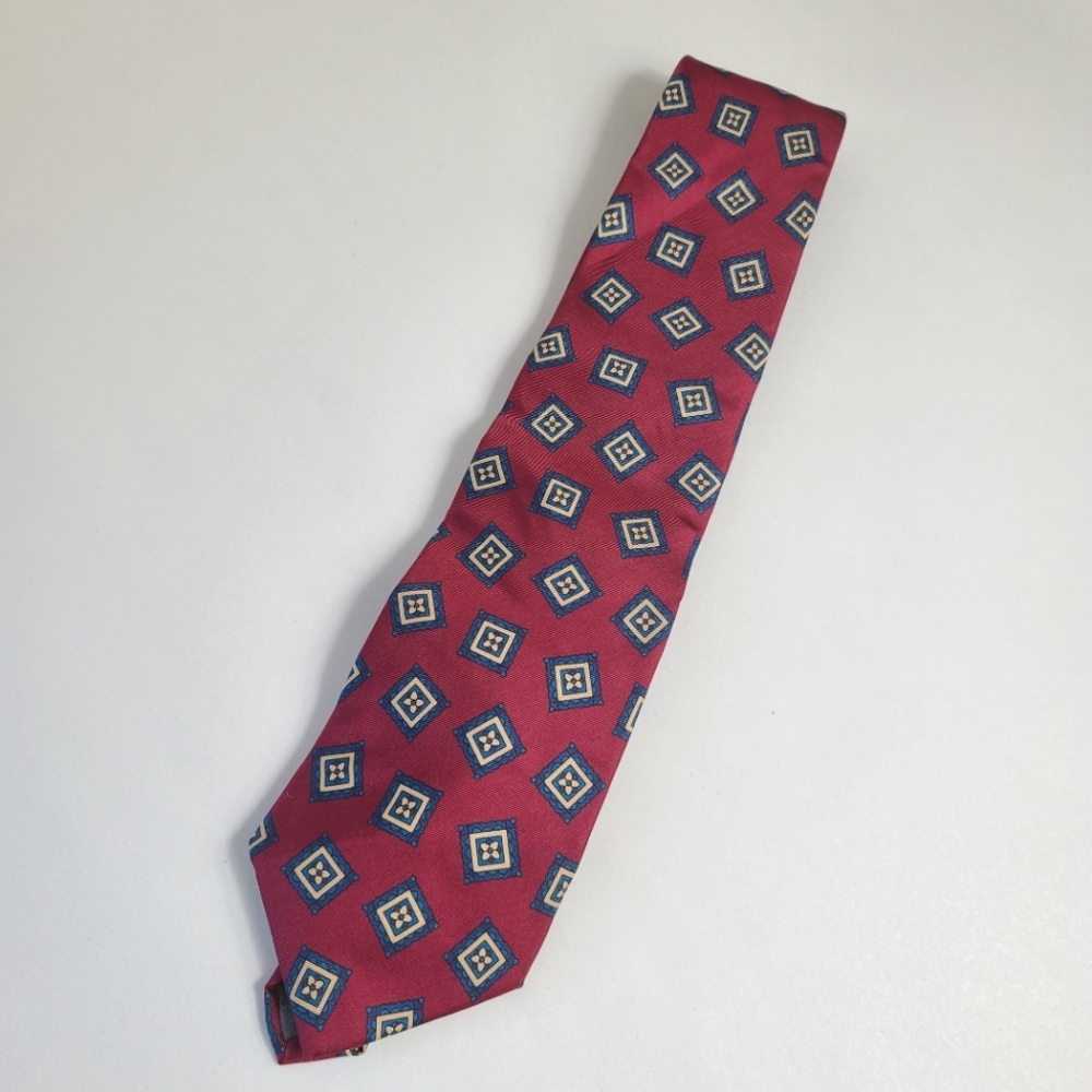 PIERRE BALMAIN Men's 100% Italian Silk Printed Neck Tie
